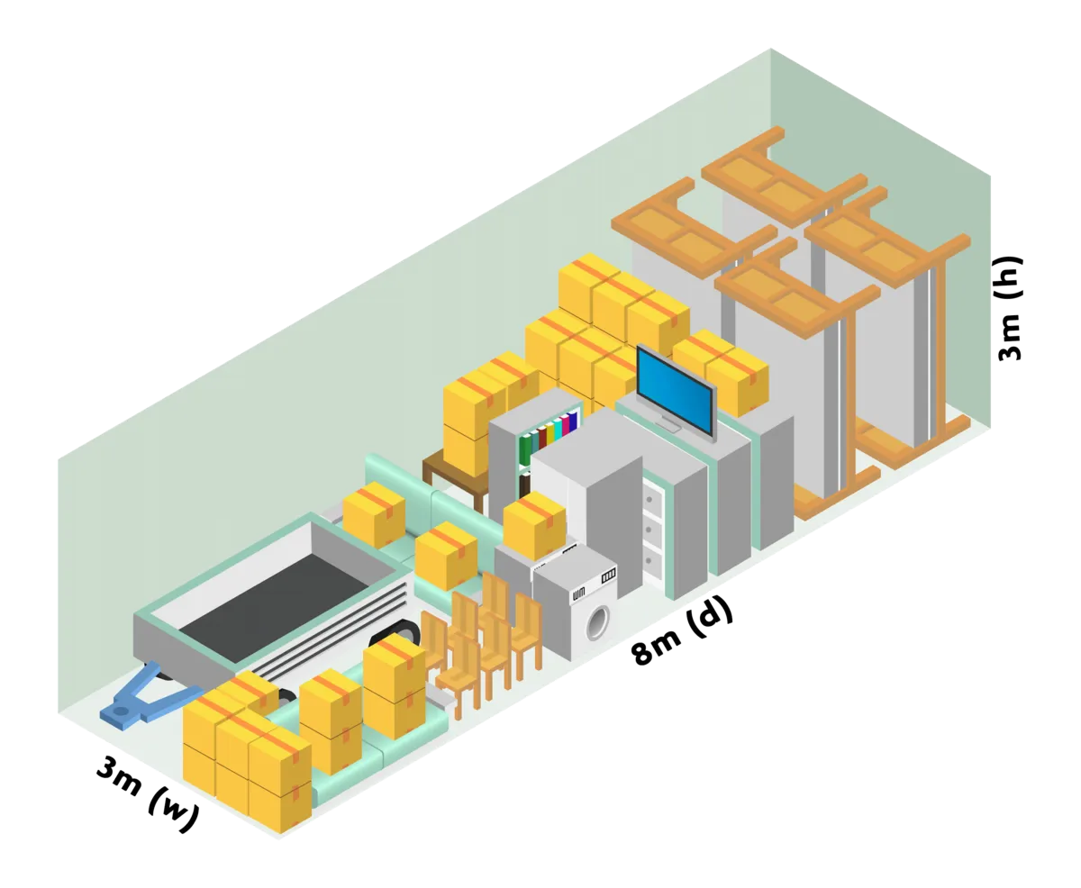 Commercial storage unit